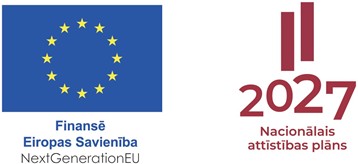 Finansē Eiropas Savienība NextGenerationEU un Nacionālais attīstības plāns 2027